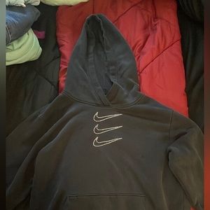 Black Bedazzled Nike Hoodie